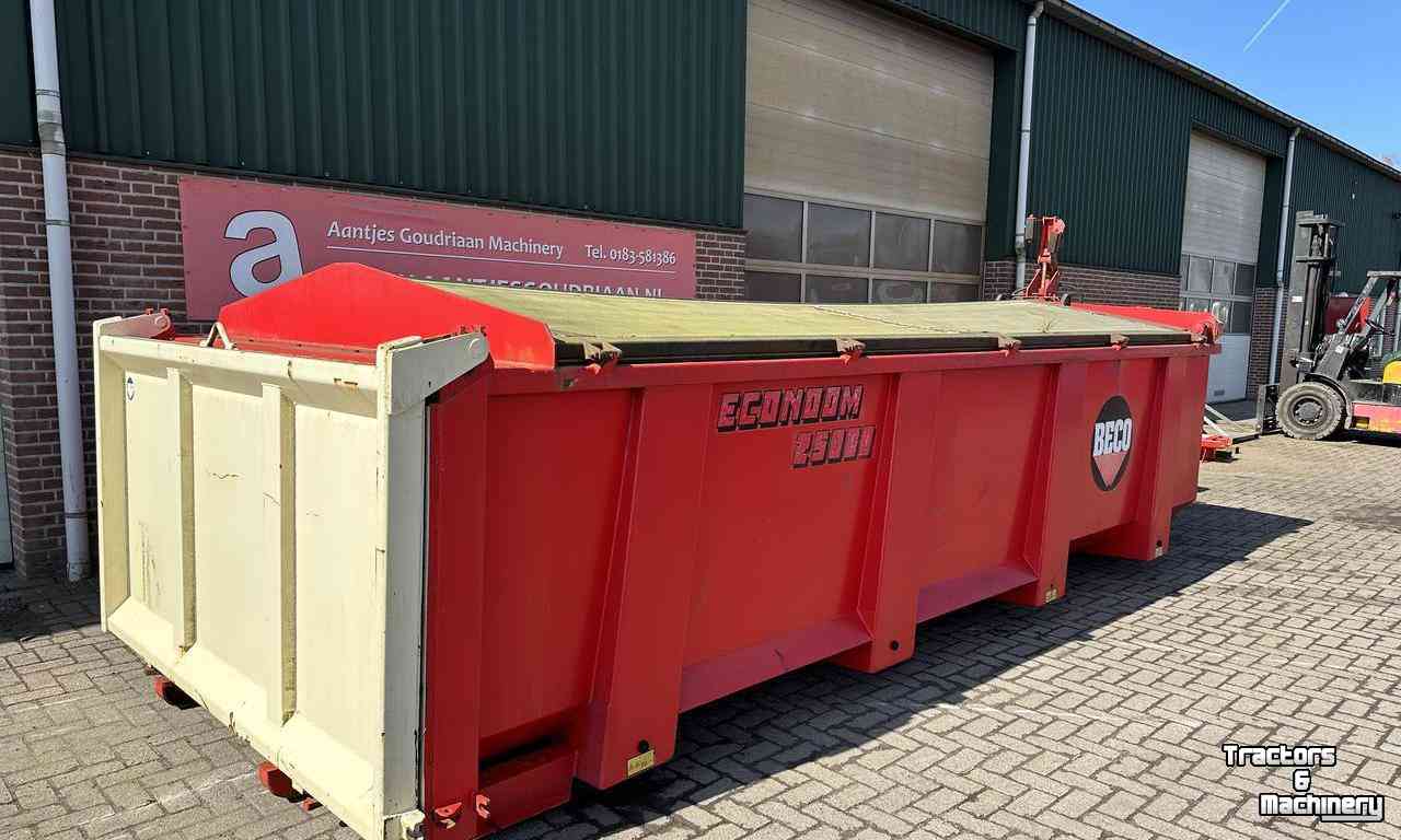 Hakenlift-Container System Beco Haakarm Vloeistofcontainer met Kleppen