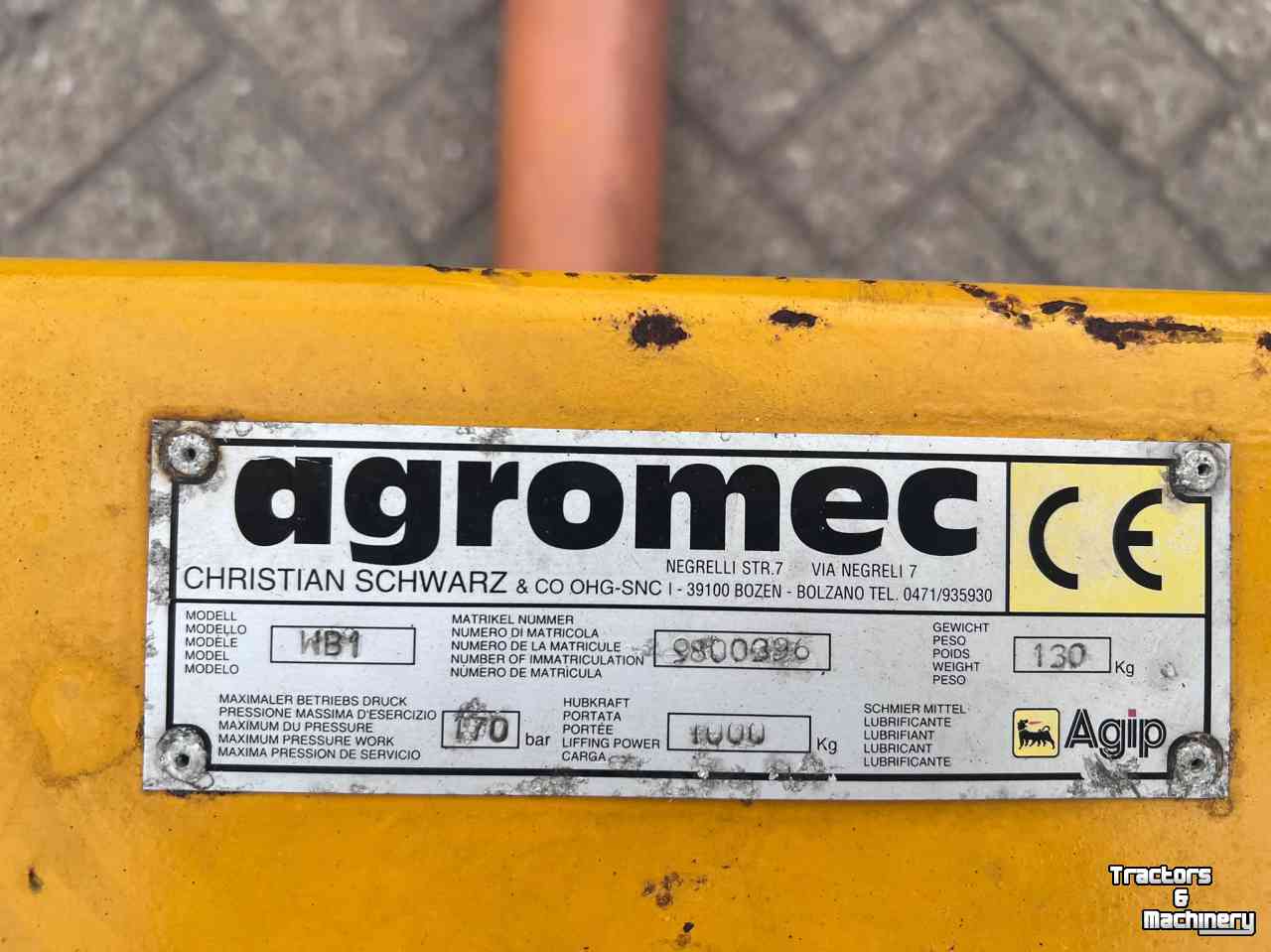 Sonstiges Anbauteile und Zubehör  Agromec ronde balenklem ongebruikt