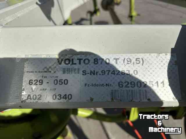 Kreiselheuer Claas claas volto 870T    (9.5)