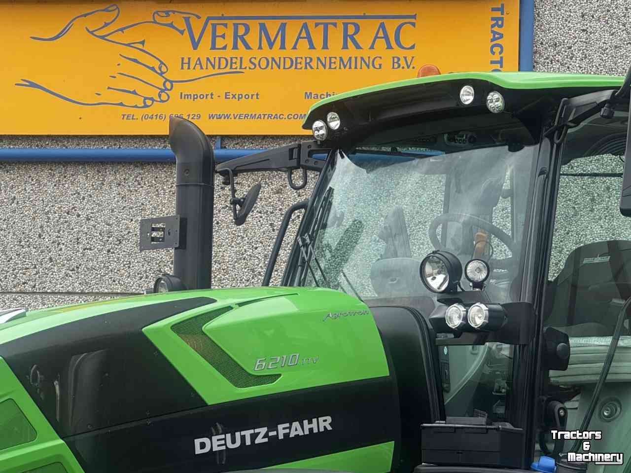 Schlepper / Traktor Deutz-Fahr Agrotron 6210 TTV vario Stage V Fronthef+pto Lucht Hydr rem GPS 1382u