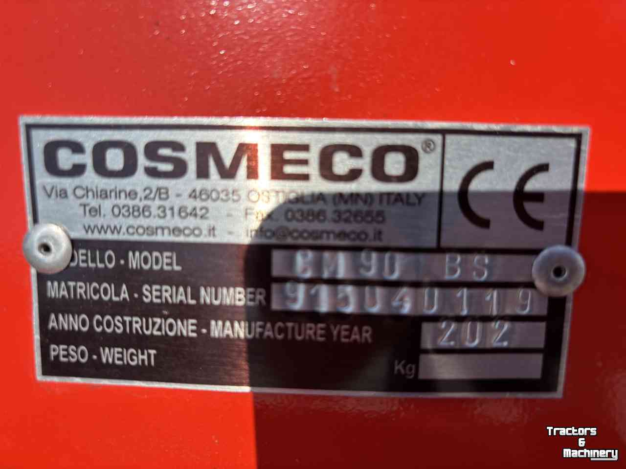 Grabenfräse Cosmeco CM 90 sleuvenfrees / greppelfrees