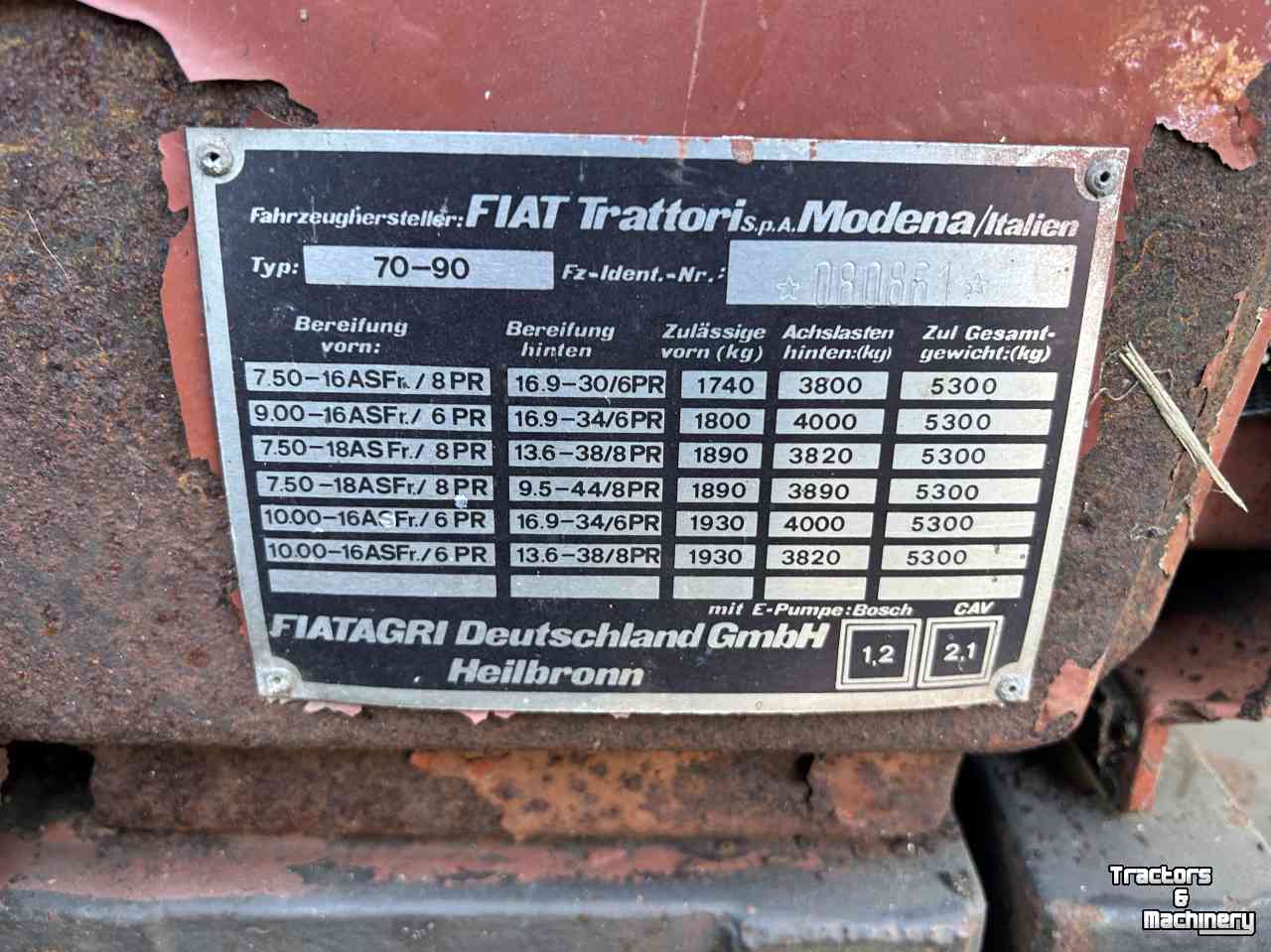 Schlepper / Traktor Fiat-Agri Fiat 70-90