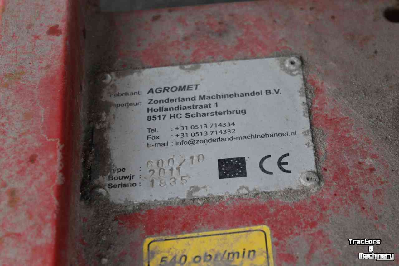 Anbaufeldspritze Agromet 600/10 veldspuit landbouwspuit 600 liter tank 10 meter spuitboom