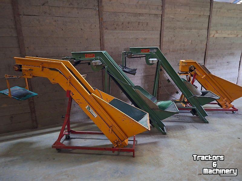 Absackmaschinen  1x Afweger + 3x kistenvulband