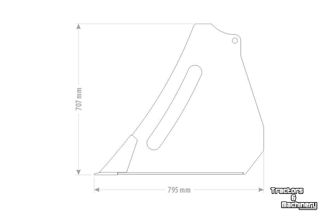 Frontlader-Schaufel Qmac GRONDBAK 1.60 STD EURO