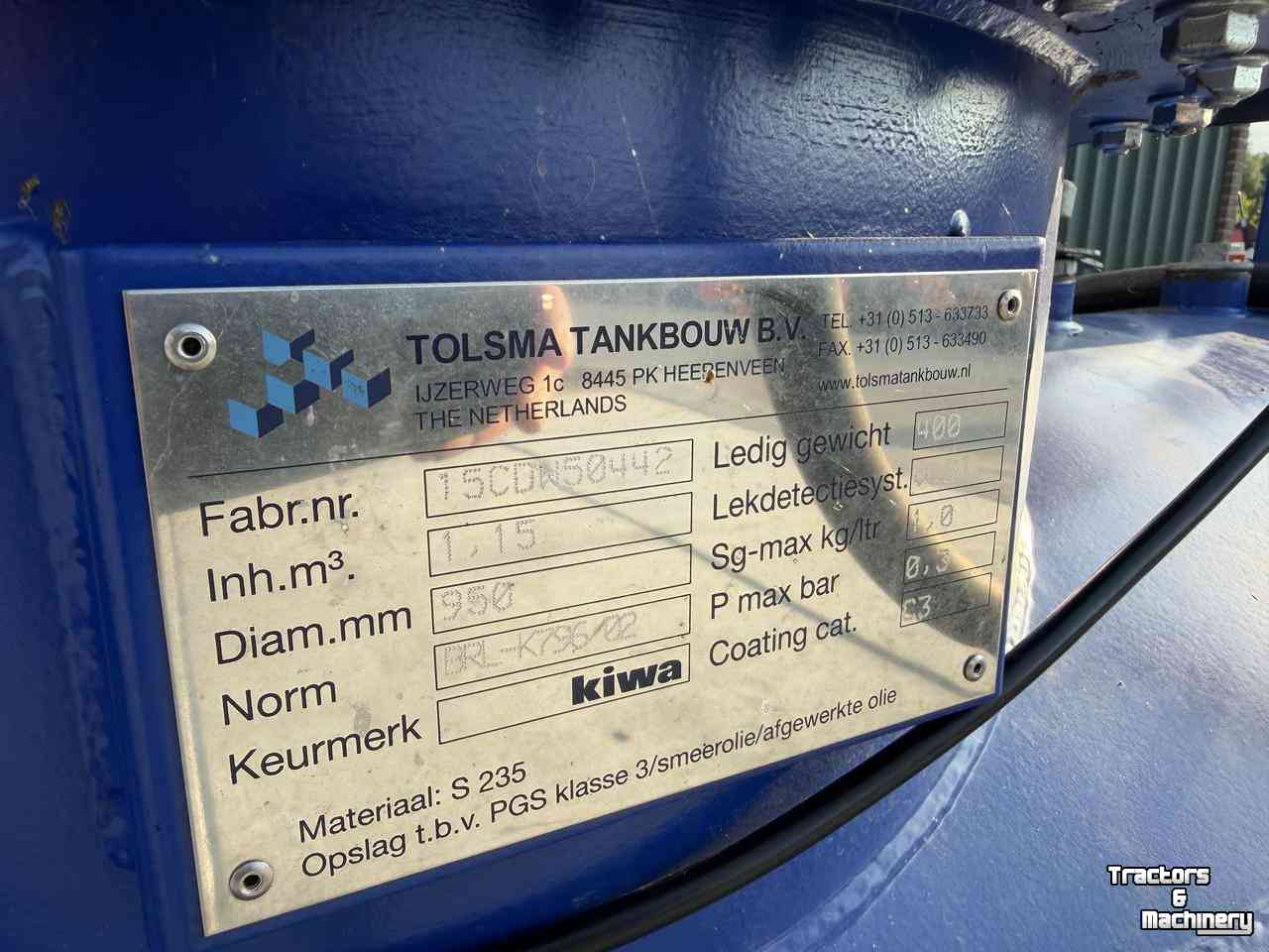 Kraftstofftank Tolsma Dieseltank