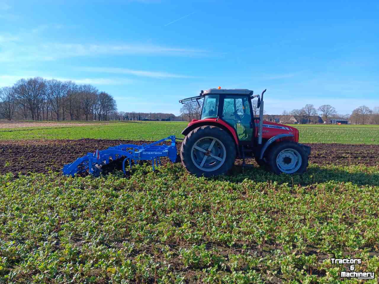 Grubber  InterTech vleugelschaar cultivator 3M smaragd