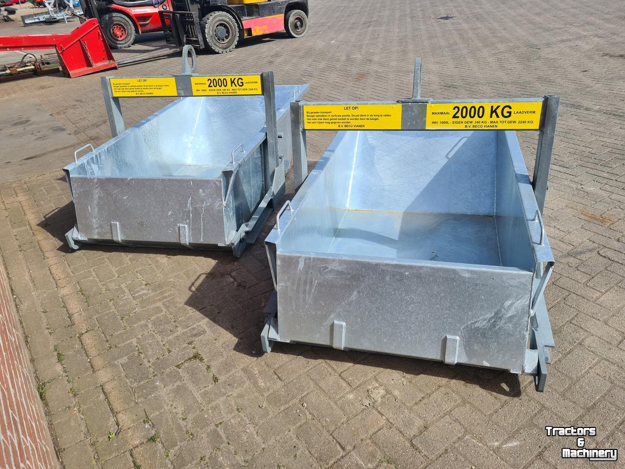 Sonstiges Anbauteile und Zubehör Beco Kraancontainer verzinkt
