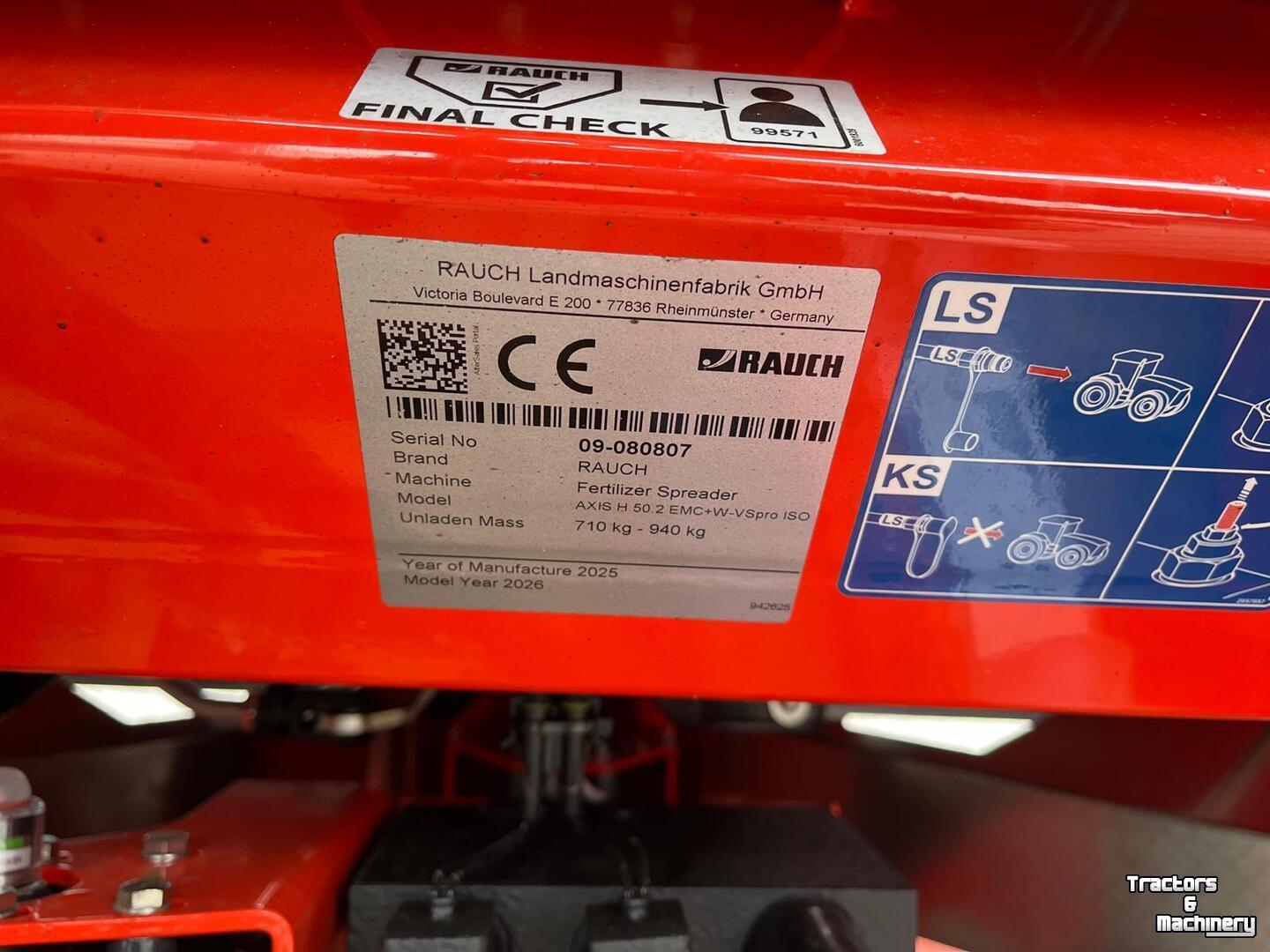 Düngerstreuer Rauch AXIS H50.2 EMC+W VARISPREADPRO kunstmeststrooier 