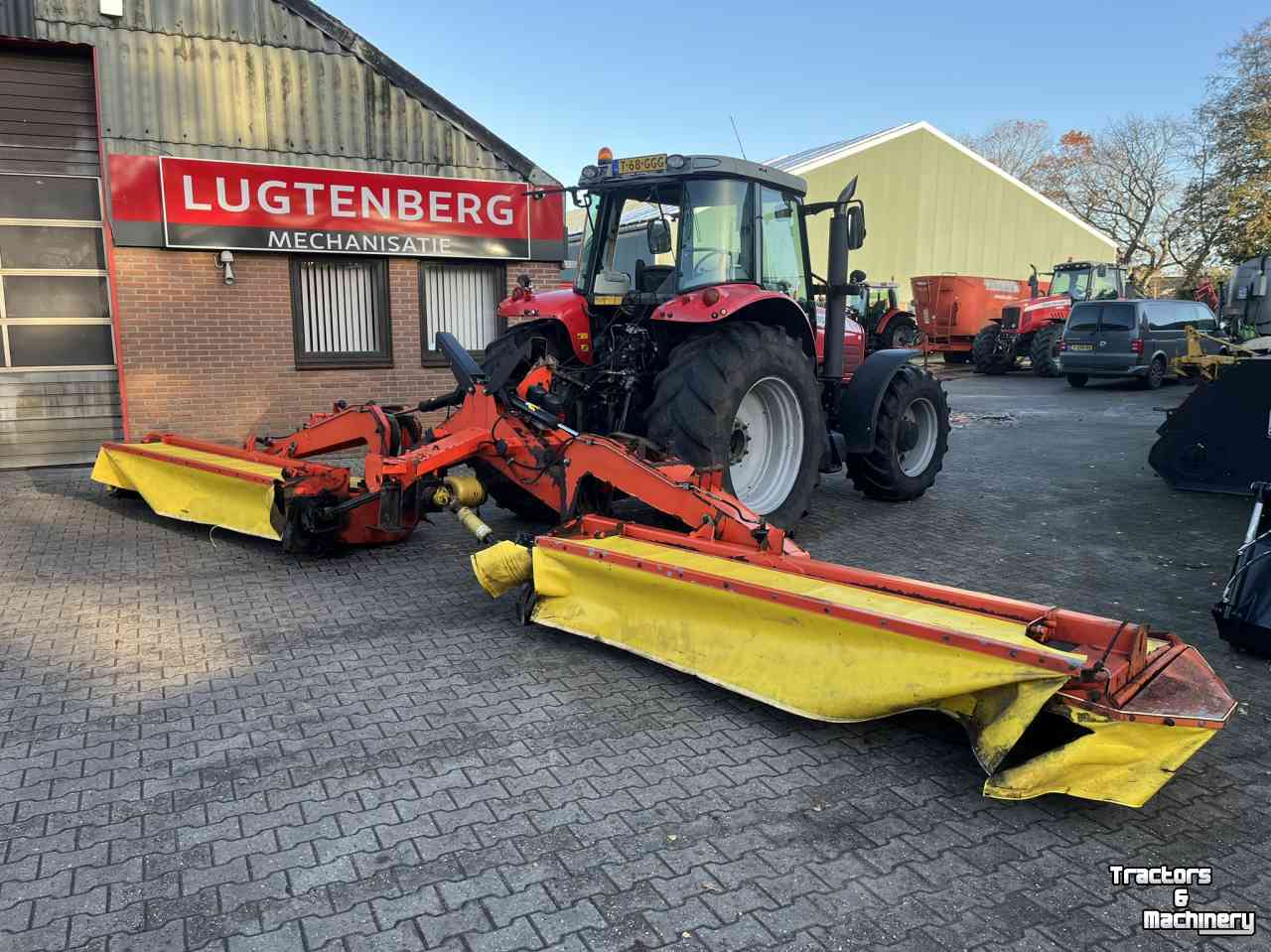 Mähwerk Fella SM 911 TL triplemaaier, vlindermaaier weidebouwmachines