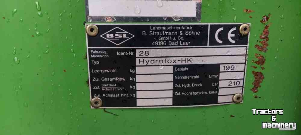 Siloblockschneider Strautmann HYDROFOX-HK Kuilvoersnijder