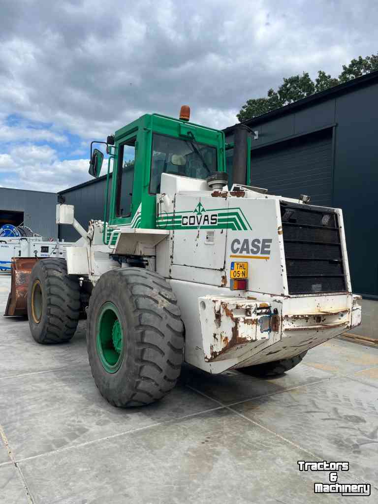 Radlader Case 621 shovel loader laadschop