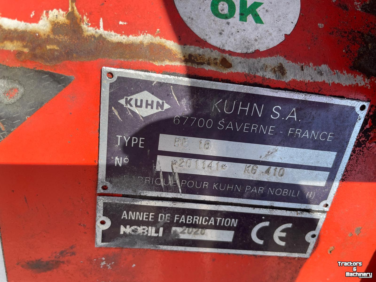 Mähwerk Kuhn BE18
