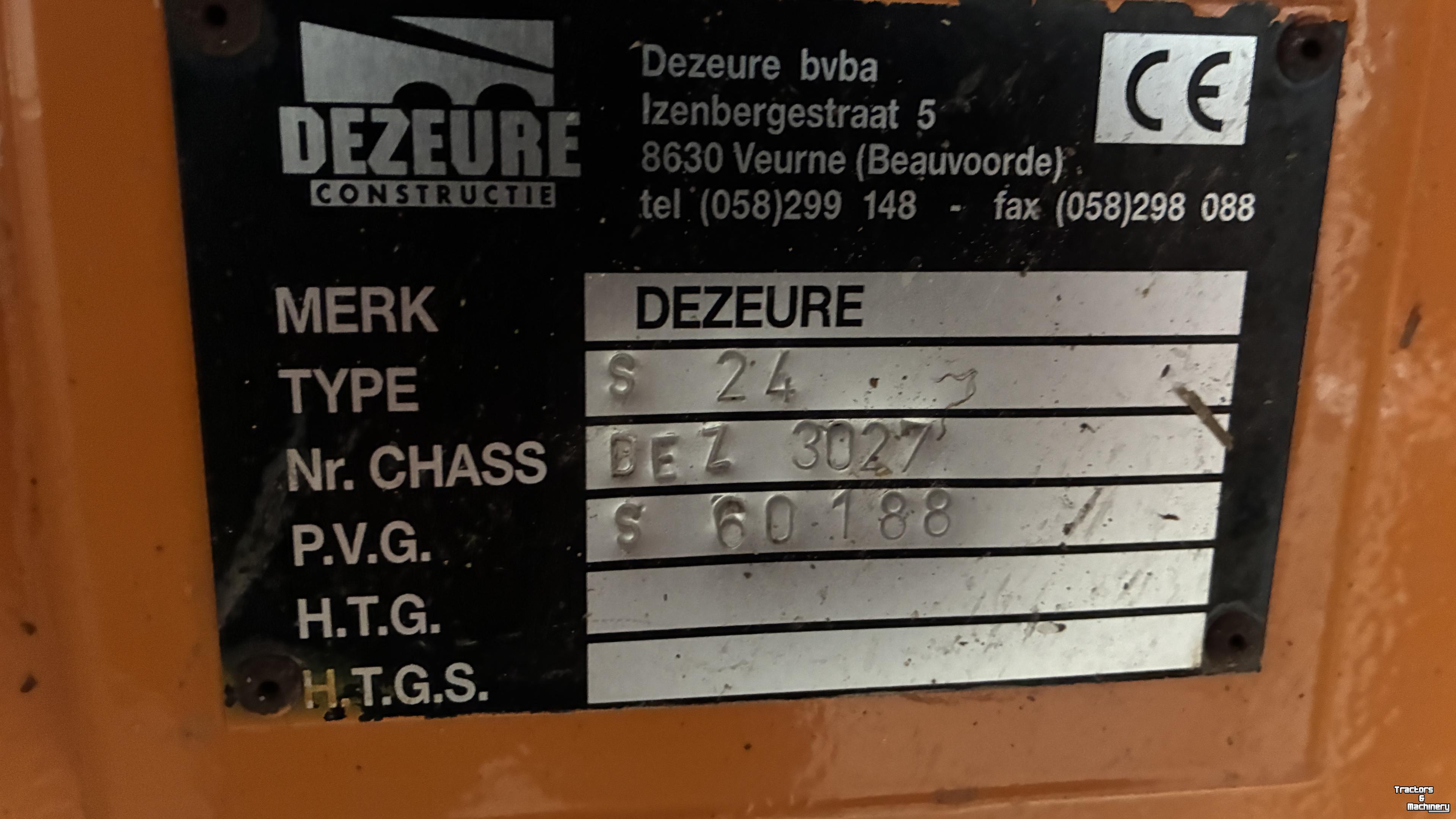 Tiefladeanhänger Dezeure Dezeure S 24