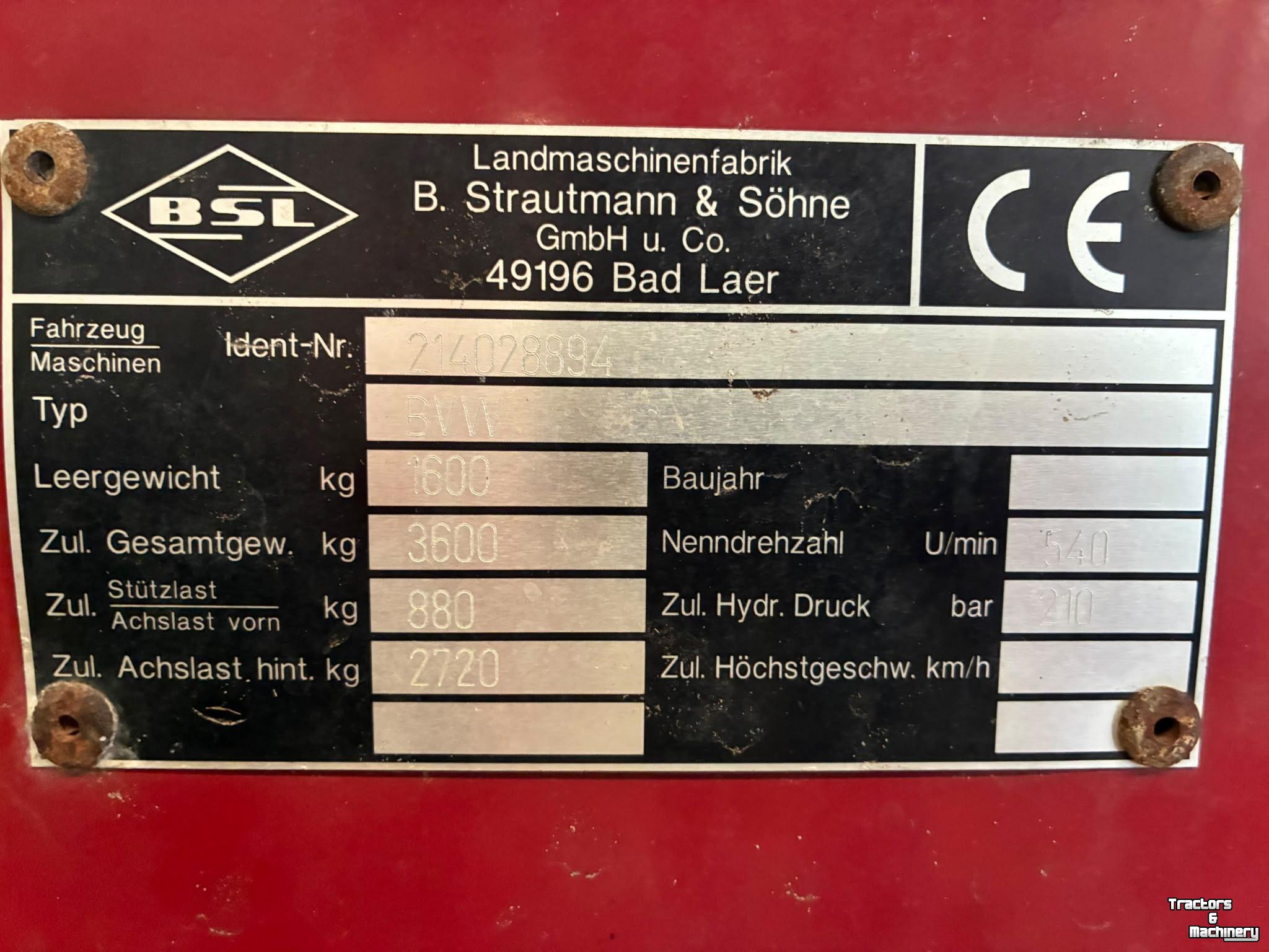 Siloblockverteilwagen Strautmann BVW
