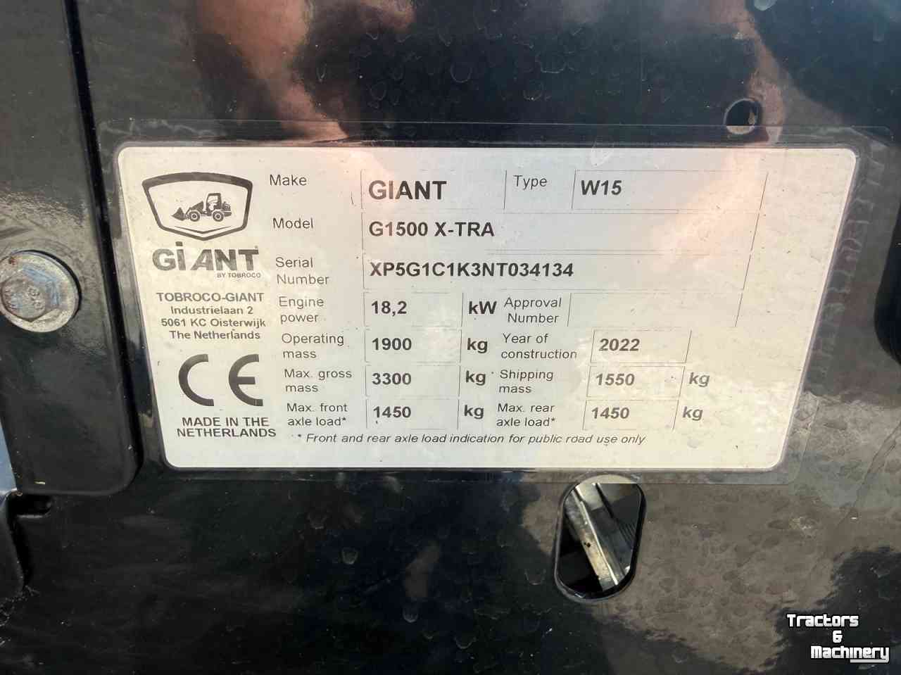 Radlader Giant G1500 X tra