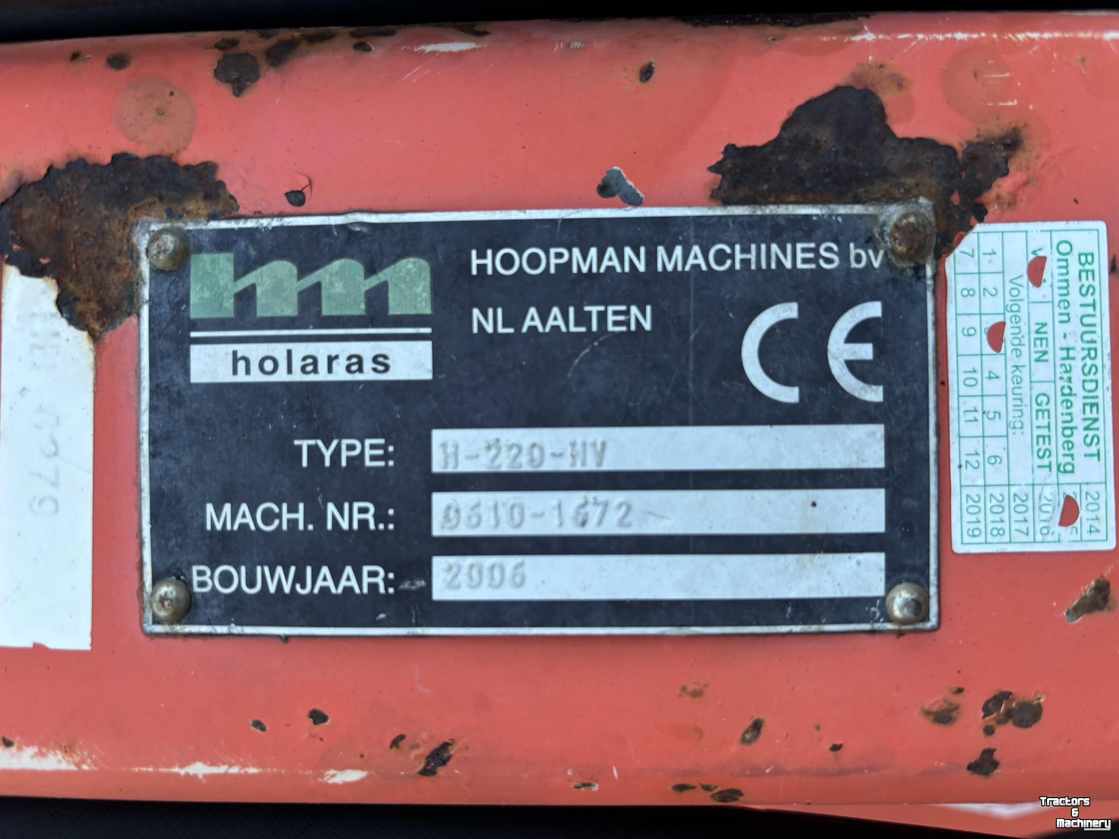 Kehrmaschine Holaras H-220-HV