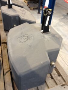 Frontgewichte Zuidberg 800 kg beton gewicht
