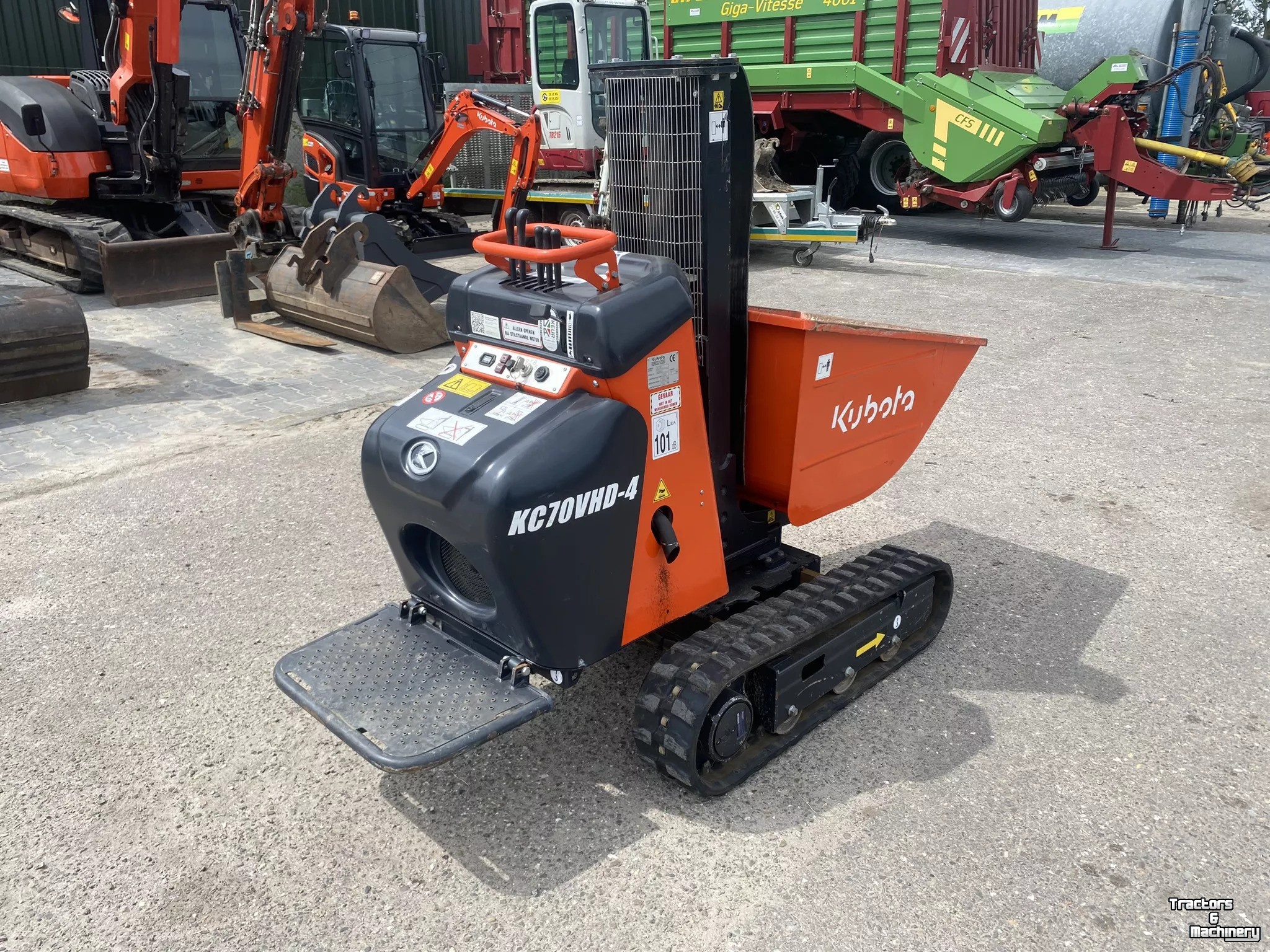 Raupe Muldenkipper Kubota KC 70 VHD-4 Rupsdumper