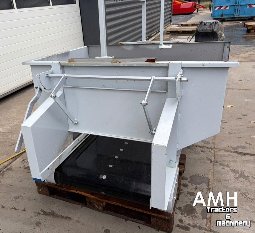 Förderband  1500X800 Bunker met uitvoerband, Feed hopper with discharge conveyor, Dosierbunker mit Austragsband