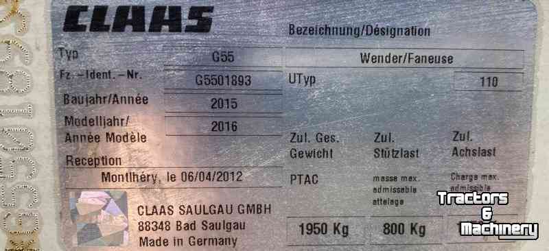 Kreiselheuer Claas Volto 1100 T Schudder