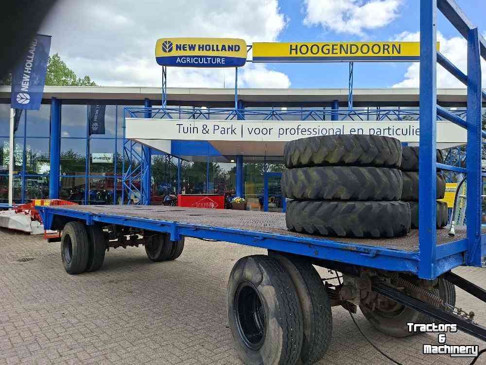 Anhänger  Platte Balenwagen Aanhanger
