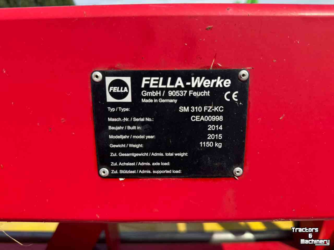Mähwerk Fella Triple maaier maaiset met kneuzer | SM 991 TL-KC | SM 310 FZ-KC