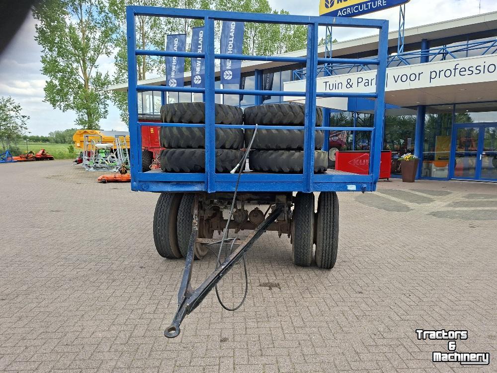 Tieflader / Anhänger  PLATTE BALENWAGEN AANHANGER