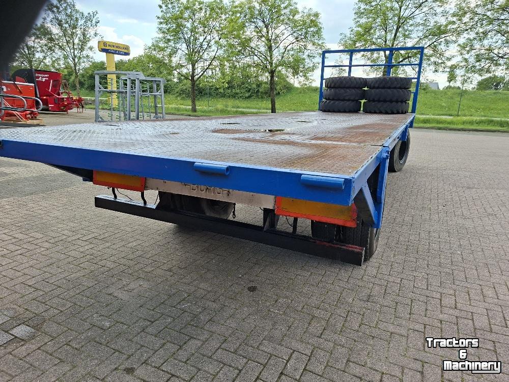 Tieflader / Anhänger  PLATTE BALENWAGEN AANHANGER