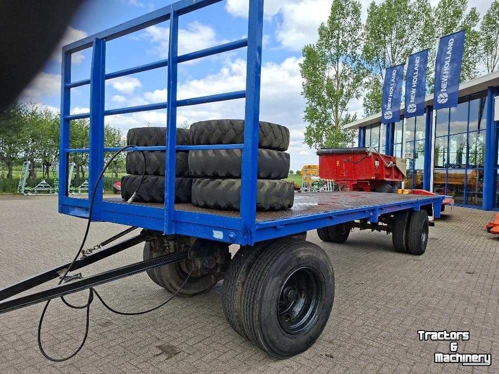 Tieflader / Anhänger  PLATTE BALENWAGEN AANHANGER