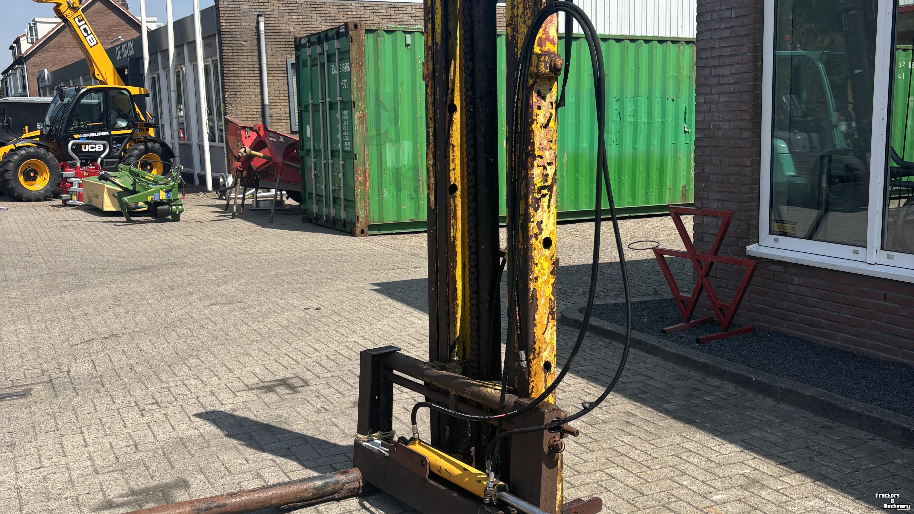 Anbau Hydraulik Stapler / Mini Gabelstapler  Onbekend HEFMAST MET RONDEBALENKLEM