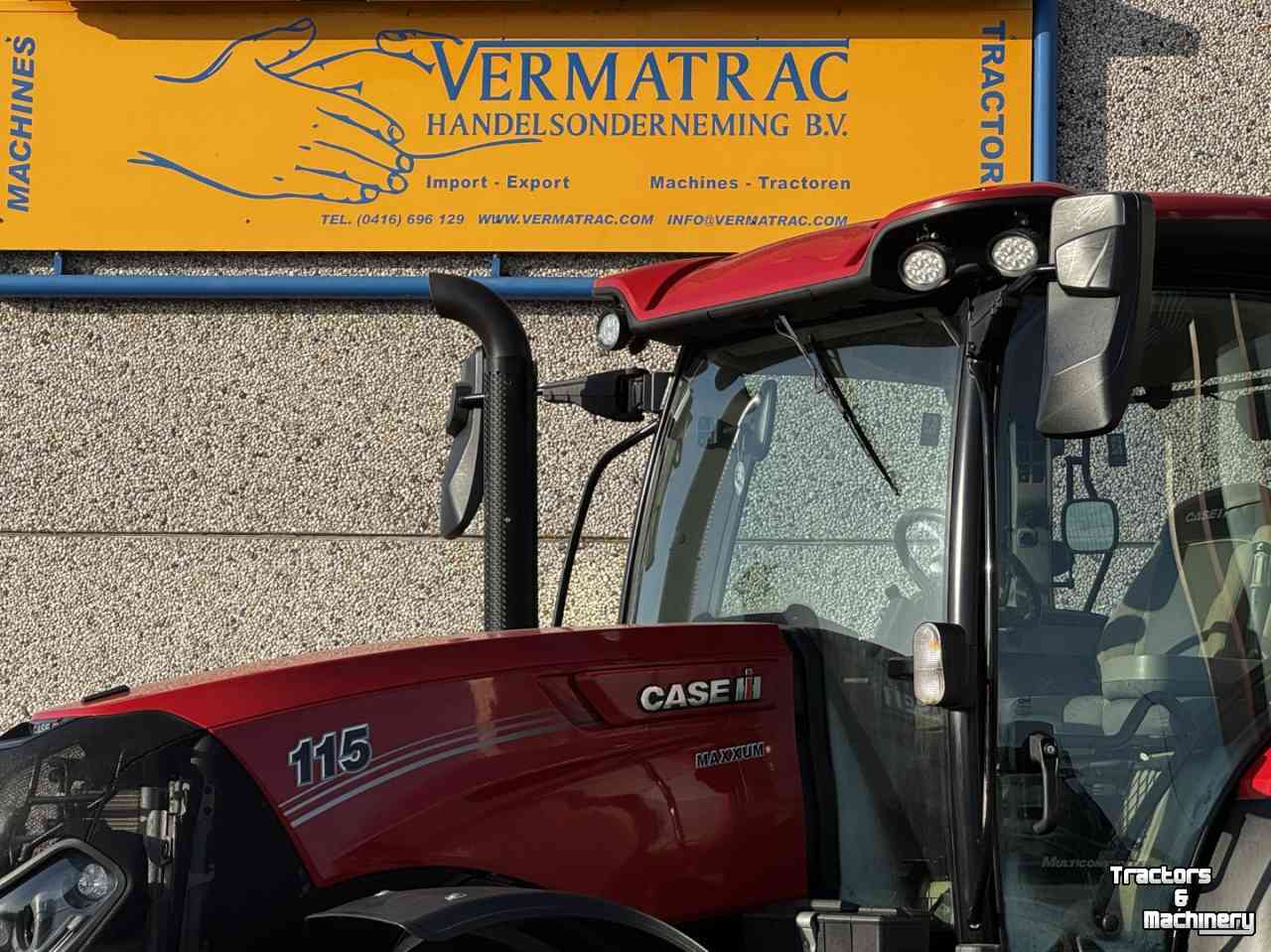 Schlepper / Traktor Case-IH Maxxum 115 Active 8  vol geveerd 40km