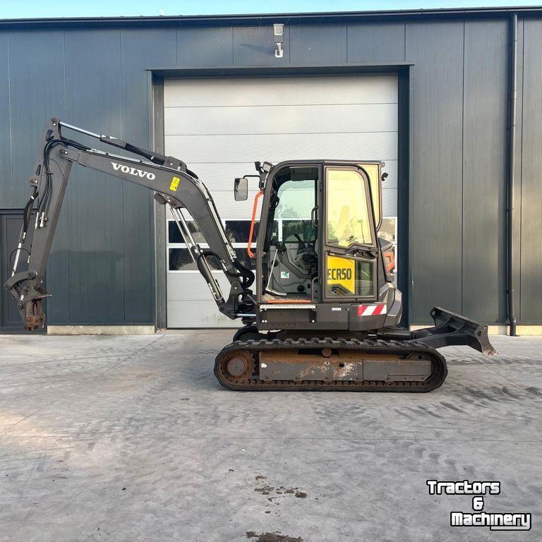 Minibagger Volvo ECR50F met Airco!!!