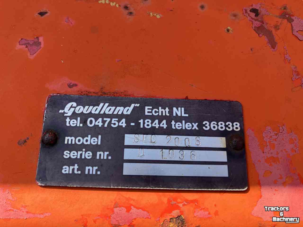 Bodenfräse Goudland SEC200S