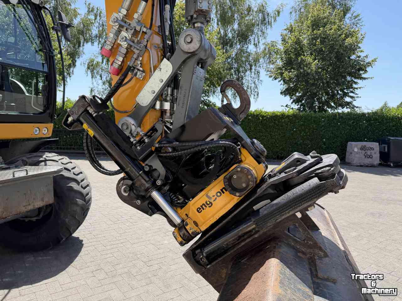 Mobilbagger Liebherr A914 met Draaikantelstuk
