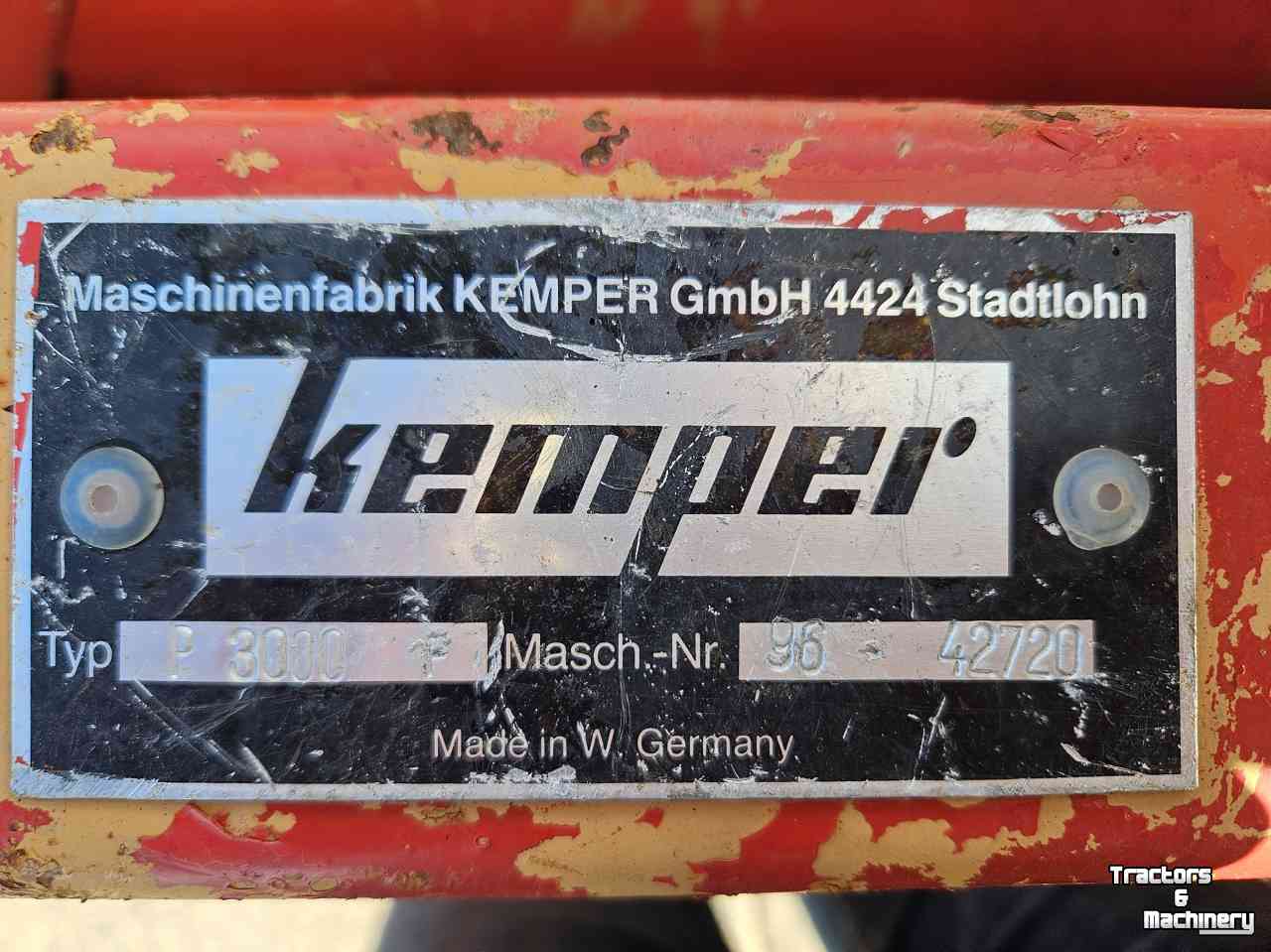 Sonstiges Grünlandgeräte und Zubehör Kemper P3000