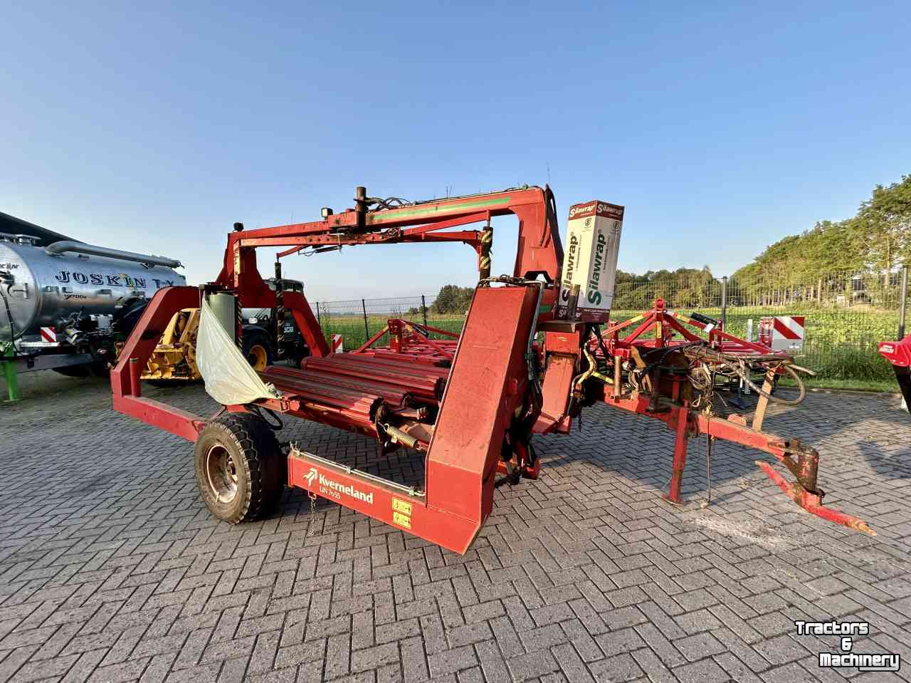 Ballenwickelmaschine Kverneland Balenwikkelaar UN 7655