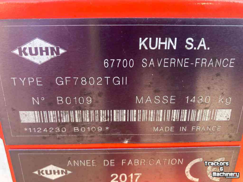 Kreiselheuer Kuhn GF 7802 T G2