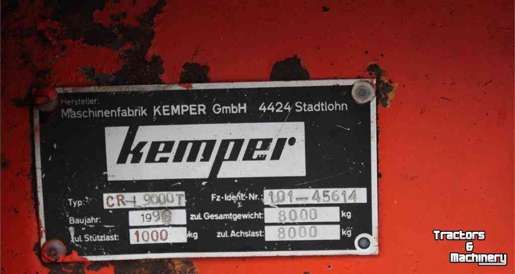 Lade- und Dosierwagen Kemper Cargo L9000 Opraapwagen