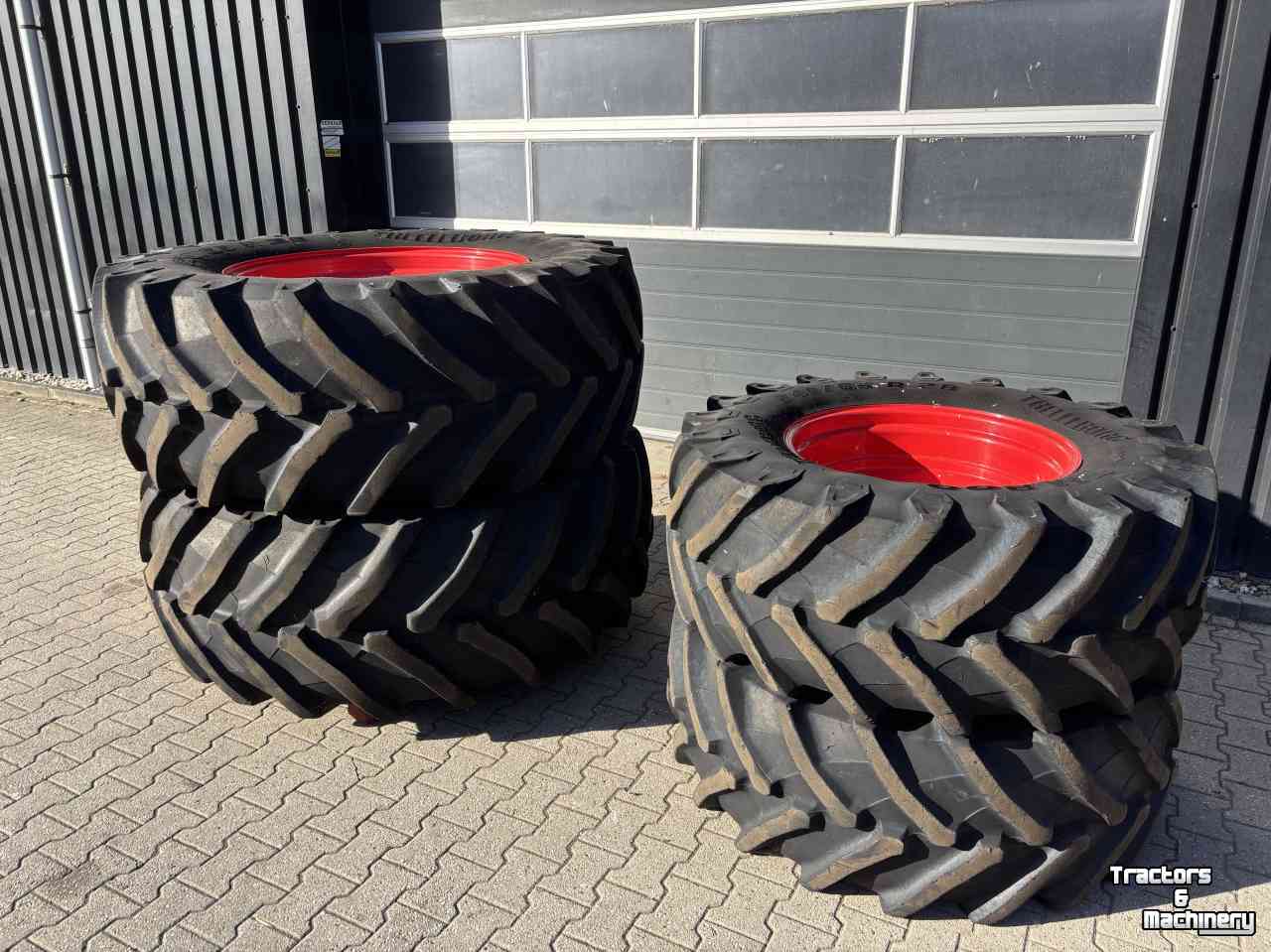 Räder, Reifen, Felgen & Distanzringe Trelleborg 650/65R38 en 540/65R28 TM800 + Fendt velgen