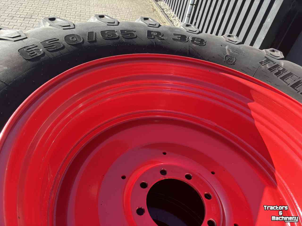 Räder, Reifen, Felgen & Distanzringe Trelleborg 650/65R38 en 540/65R28 TM800 + Fendt velgen