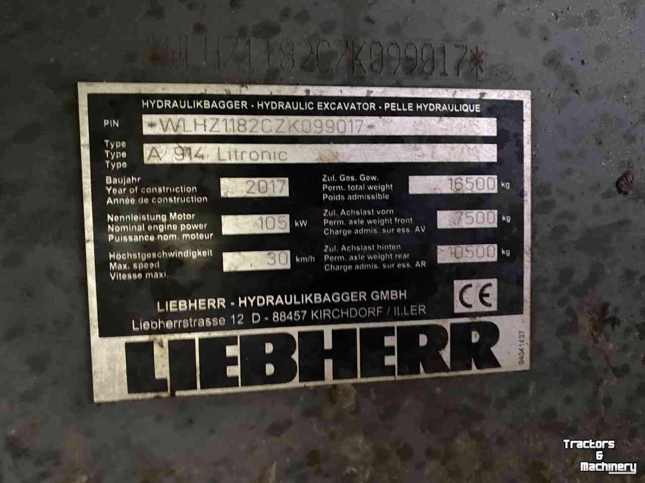 Mobilbagger Liebherr 914