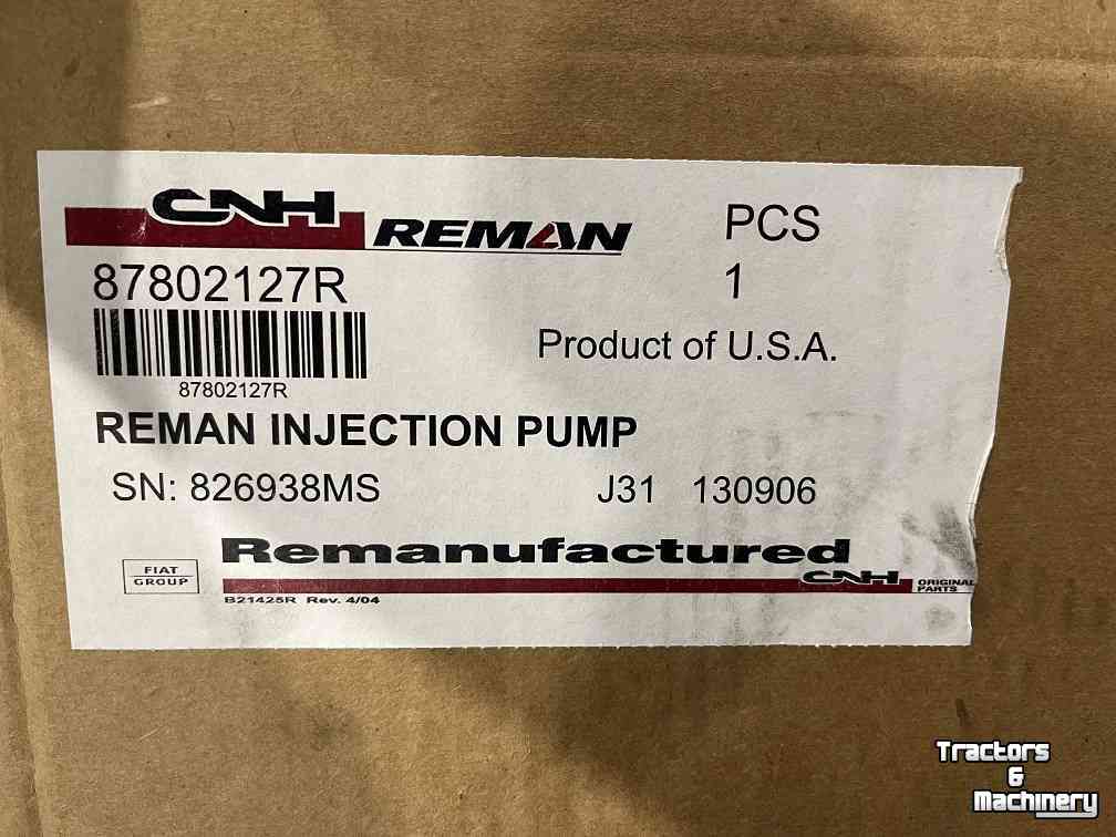 Gebrauchte Teile für Traktoren New Holland Bosch Brandstofpomp REMAN New Holland 70-serie 87802127R