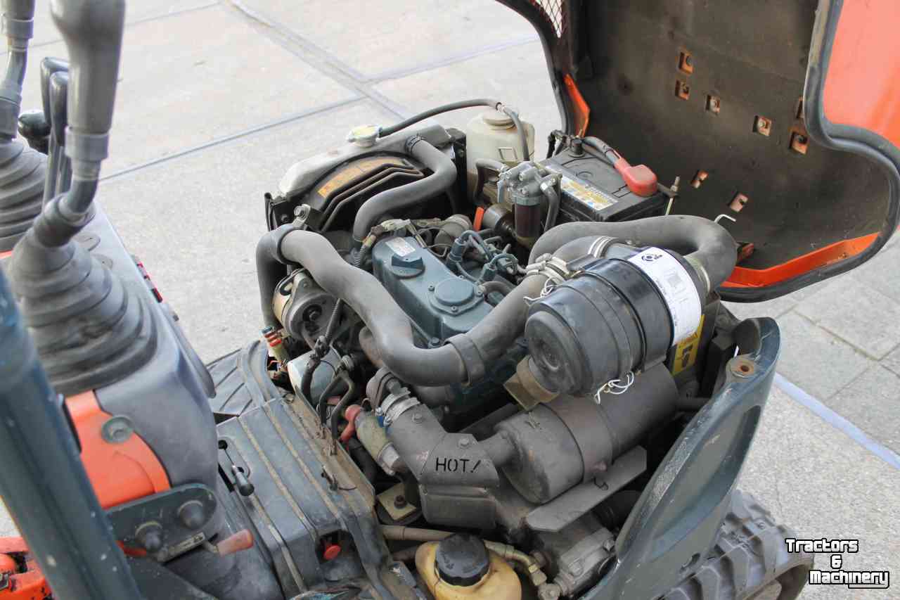 Minibagger Kubota U10-3 minigraver mini rups graafmachine verstelbare onderwagen