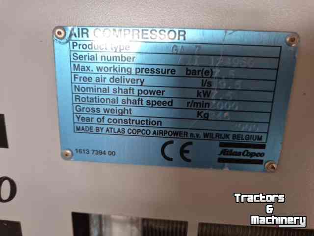 Kompressor Atlas Copco GA7ff
