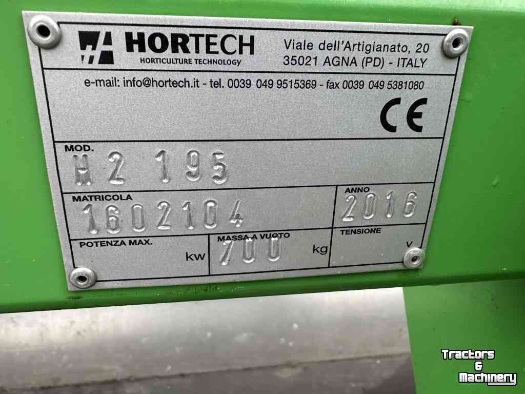 Pflanzmaschine  Hortus / Hortech Due Automatic H2 195  folieplantmachine