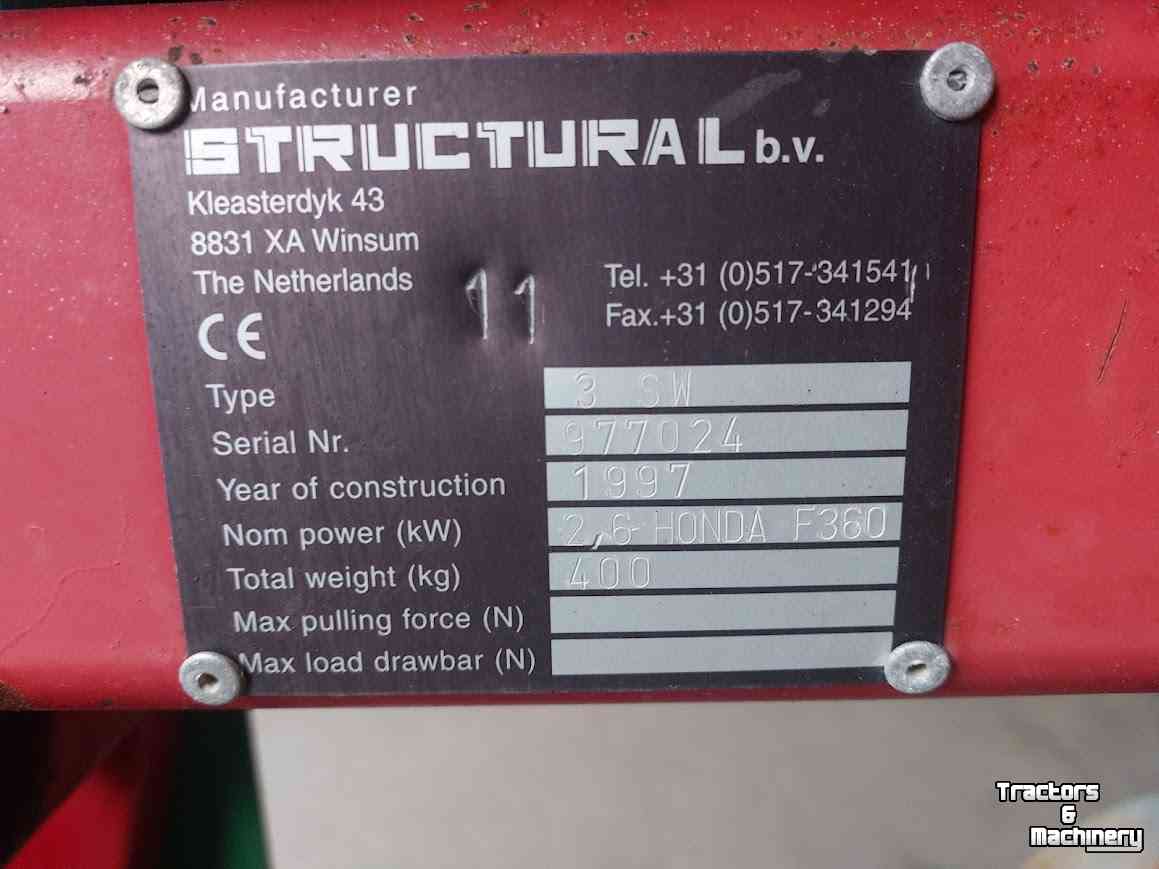 Selektionwagen  Miedema/Structural Selectiekar