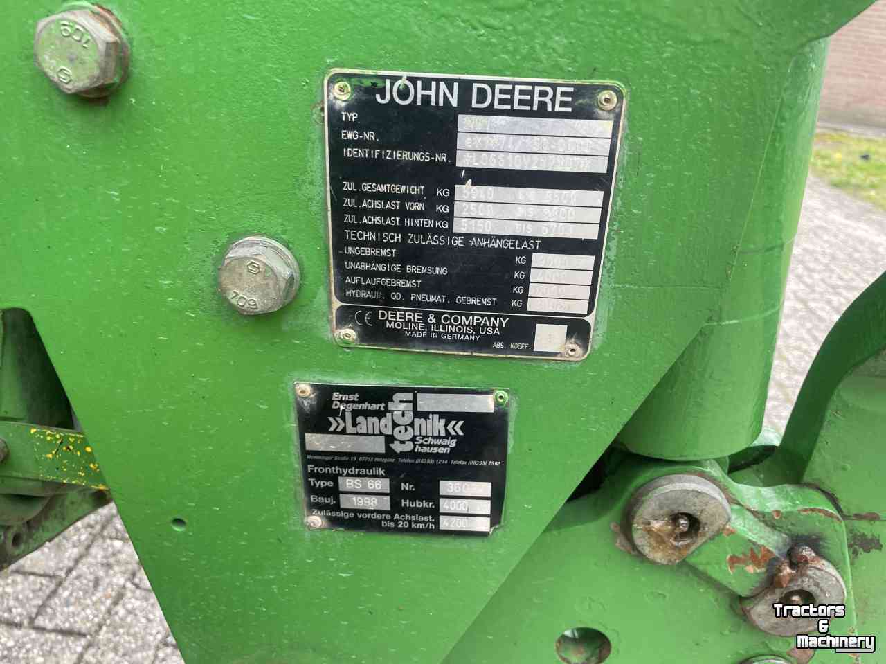 Schlepper / Traktor John Deere 6610 PQ