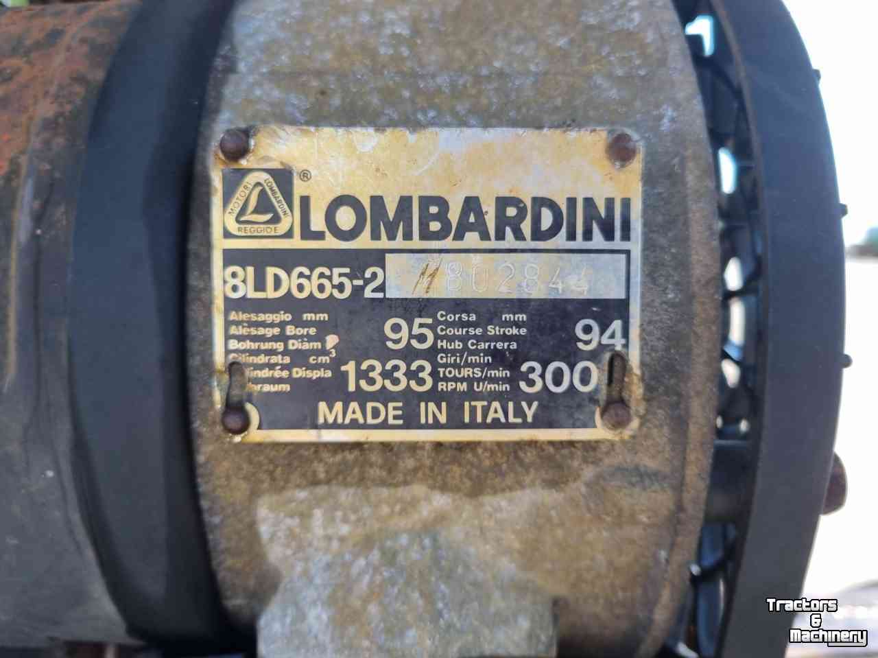 Stationäre Motor/Pump set Lombardini Waterpomp met dieselmotor