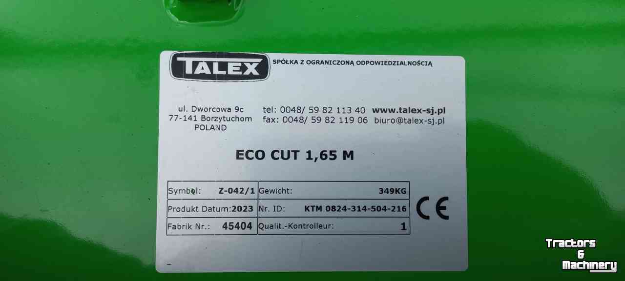 Mähwerk Talex Eco cut 1.65